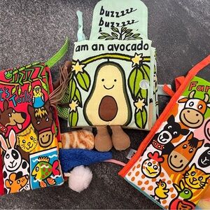 Melissa and Doug and Jellycat Crinkle Books